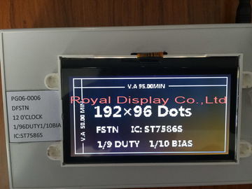 小型標準的なコグ写実的なLCDモジュールDFSTN LCDのタイプRYG19264B 