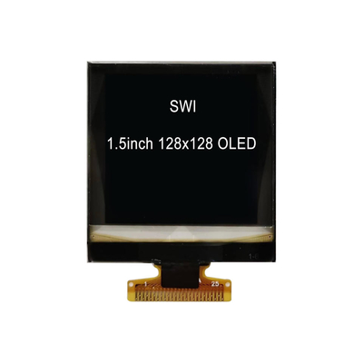 1.5&quot; 128x128 LCD OLEDの表示1.5インチの白い表示モジュールI2C SH1107の正方形OLED