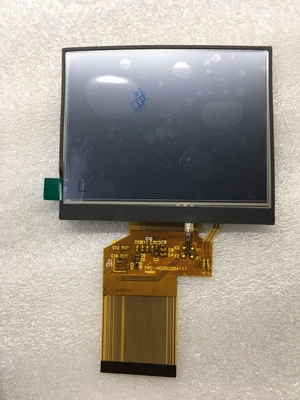 注文の3.5インチTFT LCDモジュールの容量性タッチ パネルの表示