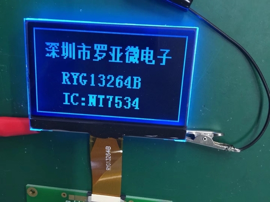 DFSTN LCD モジュール NT7534IC 付き 伝送負モノクロム 3.0v