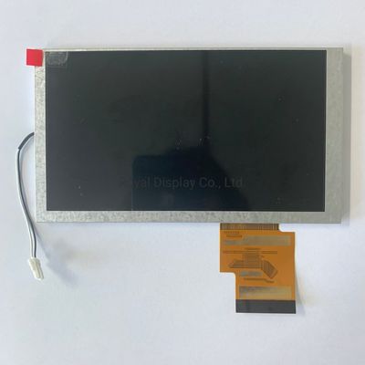800X480 6.2インチは白いBlacklightの活動的なマトリックスTFT LCDモジュールに点を打つ