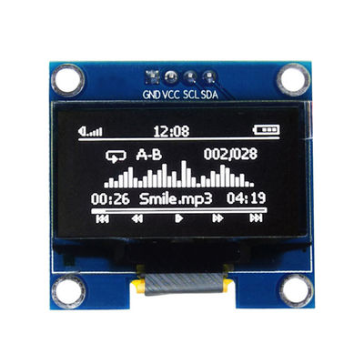 0.96インチ128X64 LCD OLEDインターフェイス運転者板Spi LCMの表示モジュール