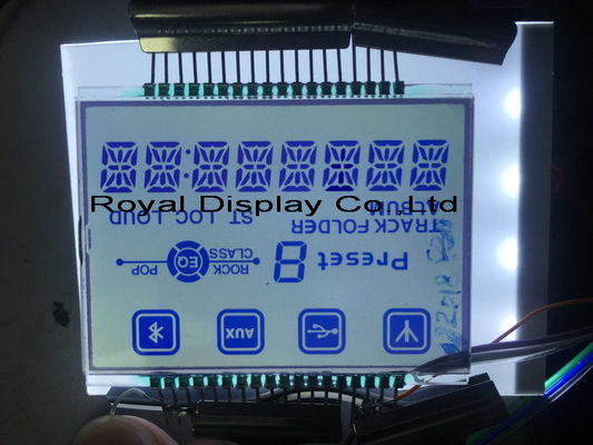 無線設備の医療機器のためのディジタル信号の平行45mA 7の区分LCDの表示モジュールSTNをカスタマイズしなさい