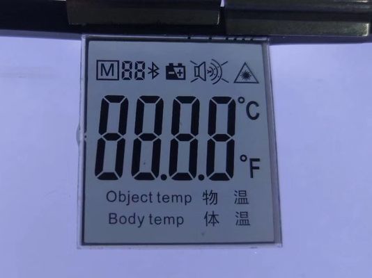 IRの温度計シマウマのコントローラーが付いている写実的なLCDの表示のコグFPC