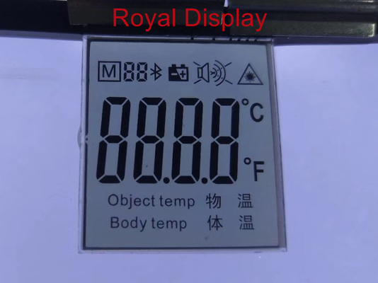 額の温度計のための導かれた逆光照明の注文Lcdの表示パネル