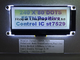 240X80はLCDのバックライトが付いているコグのStn写実的なFSTN LCDの表示に点を打つ