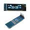 0.91インチ128x32 I2C IICの連続青い0.91&quot; OLED LCDの表示モジュールSSD1306の運転者