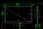 350cd/m2 4.3inの抵抗接触LCDパネルCDG8671-7.0 IPS LCDスクリーン