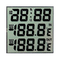 注文のサイズのモノクロ7つの区分LCDの表示のコグLCDはTN肯定的なLCDを表示する