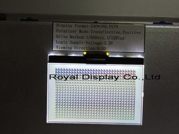 ST7586S白いLEDのバックライトが付いている3.3V電源写実的なLCDのモジュール