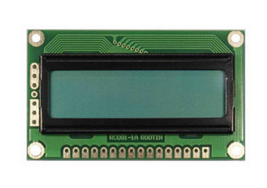 SGS/ROHSの証明書RYB0801Aが付いているSTN 8x1の特性LCDモジュール