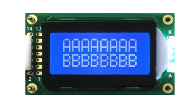 専門8x2特性LCDの表示モジュール白いLEDのバックライトRYB0802A