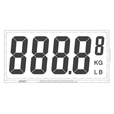 英数字の7区分注文LCDは前部スクリーンのためのI2Cインターフェイスを表示する