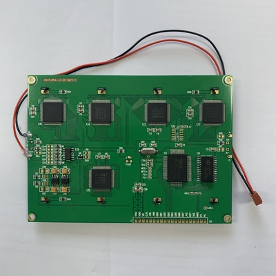 RoHS ISO STN ポジティブ 240x128 ドット グラフィック LCD モジュール 5.0V 電源