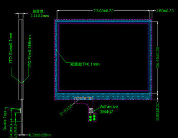 LQ035NC121化学抵抗のための専門家3.5 Lcdのタッチ パネル