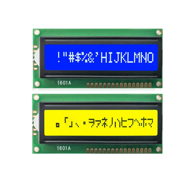 1601Aドット マトリクスの穂軸8ビットMPUインターフェイス16x1特性STN青く否定的なLCDモジュール