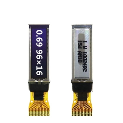 COG モノクロム ミニサイズ 0.69' OLED LCD パネル 96X16 ドットディスプレイ モジュール