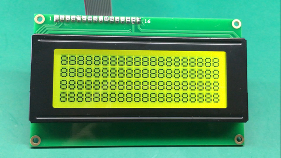 RY-C204LYILYW STN SPLC780D1-021AIC付き黄色 - グリーン文字のLCDモジュール