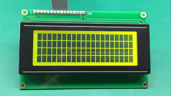 RY-C204LYILYW STN SPLC780D1-021AIC付き黄色 - グリーン文字のLCDモジュール