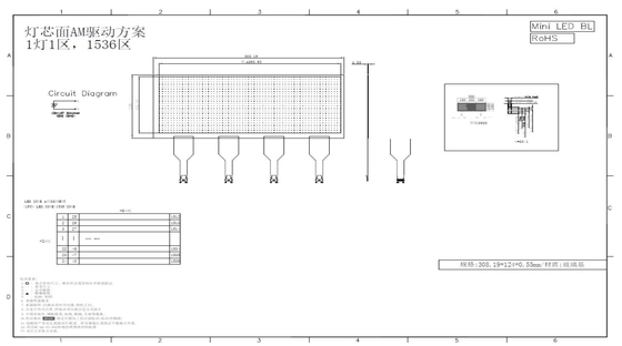 12.3インチ LCD/LED モジュール AM 地元暗化 パーソナライズド 64*24 ダム 建設