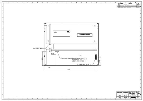 G104V1-T03 イノラックス TFT LCD モジュール 10.4 インチ 640*480 RGB VGA 1500:1