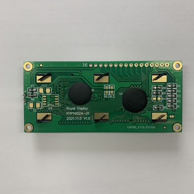 16*2 キャラクター COG LCD モジュール 6800/SPI/I2C インターフェイス 5*8 ドット 5V モノクロム 調整可能
