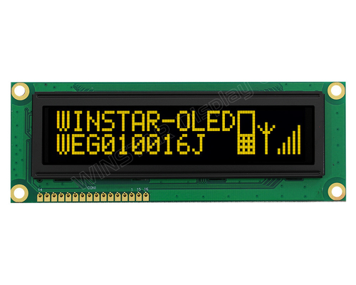 OLED液晶モジュール3.84'' 100*16 グラフィック超広温5.0v ウィンスター 交換