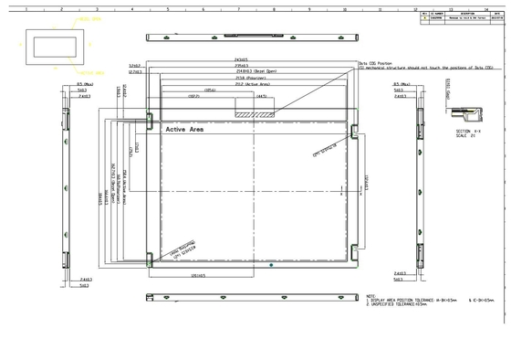 10.4'' TFT LCD INNOLUX G104AGE-L02 800*600 RGB ワイド ビュー ワイド 温度 ディスプレイ