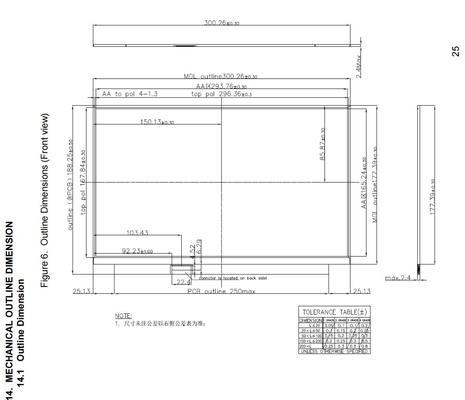 13.3'' TFT LCD モジュール Innolux 1920*1080 RGB 高コントラストノートブックディスプレイ ワイドビューモニター
