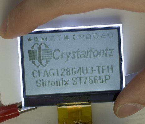 2.4' 128*64 グラフィック液晶モジュール 低電力 CFAG12864U3-TFH ST7565P バックライト産業ディスプレイ