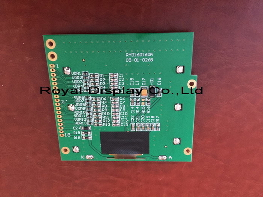64*64 グラフィックLCDモジュール ST7549 背景照明とカスタマイズ可能な工業ディスプレイ