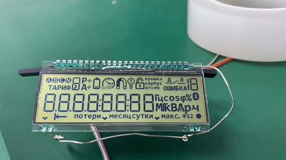 TN LCD モジュール 2.8v -40°C 陽性 64Hz エネルギーメーター