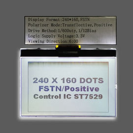 白いバックライト マトリックスの特性LCDの表示のためのFstn 240 * 160の点写実的なLCDのモジュール
