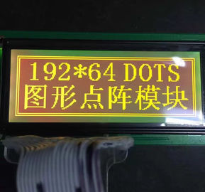 STNのタイプ192x64の決断写実的なLCDのモジュールの黄色+緑色19264の点