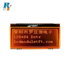FSTN ST7565P Transmissive LCDモジュールの表示オレンジ バックライト128x64は点を打ちます