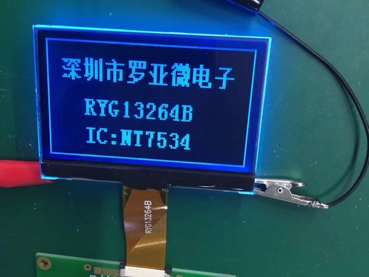 DFSTNのTransmissive 132x64点のコグ モノクロ写実的なLCDのモジュール