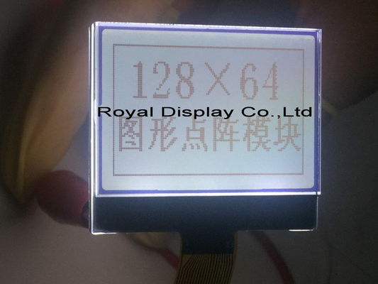 128X64連続写実的なLCDモジュールSt75665rのコントローラーFPCのはんだ付けする表示モジュール産業制御適用