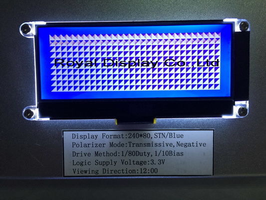 注文FSTN/Stn 240X80の点3.3V肯定的なTransflective ST7529のコグLCDの表示