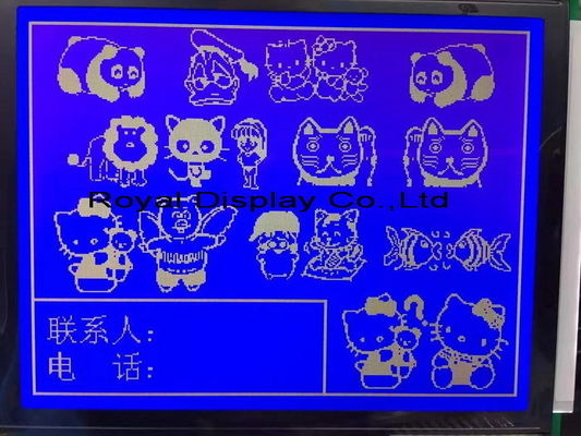 写実的なLCDモジュール320X240をはんだ付けするSTNの灰色FPCは穂軸LCDモジュールに点を打つ