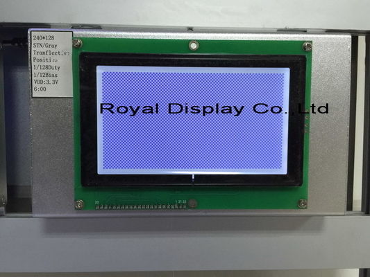 写実的なLCD表示の顧客用デジタルFSTN 240X128点は穂軸LCDモジュールの工業計器にバックライトを当てる