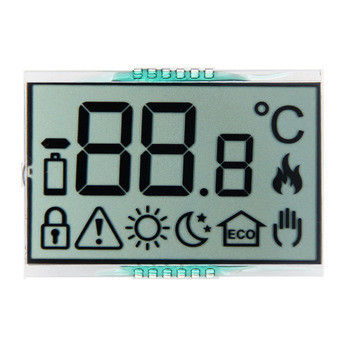 Customized Tn Stn FSTN Segments LCD Display Tn Monochrome Digit Segment LCD for Non-Contact Thermometer