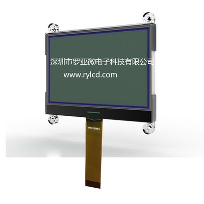 LCDの製造業者のグラフィック128×64dots月曜日FSTN St7565rの電源3V写実的なFPC肯定的なLCDの表示12864Cog