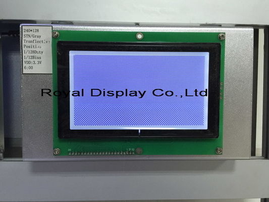 卸売によってカスタマイズされるグラフィックFSTN 240X128は標準的で写実的なLCDモジュールで産業穂軸に点を打つ