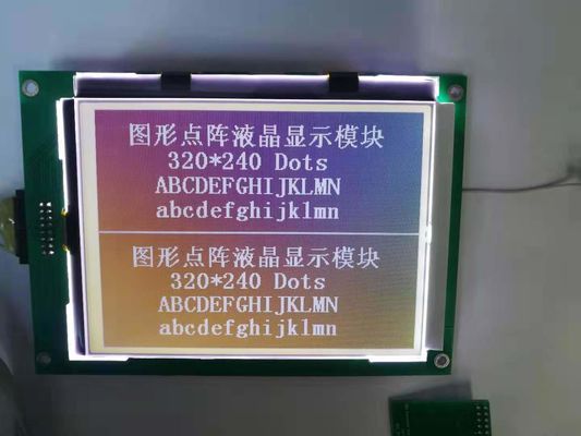 320X240はカスタマイズされたサイズのコネクターのRtp FSTNの肯定的なモノクロ パネルLCDモジュールに点を打つ