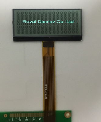 FSTN FFC 3V 128X64はPOSのための白いこはく色LEDのバックライトST7565R写実的なLCDの表示に点を打つ