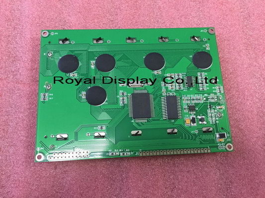 240X128は穂軸のモノクロ パネル モジュールのStn写実的なTransmissive否定的なLCDのグラフィック ディスプレイ モジュールに点を打つ