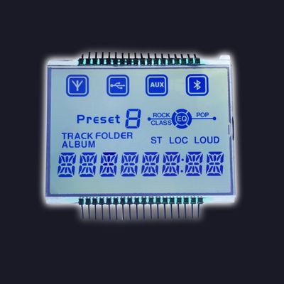注文の電気VA TN Htn Stn 3.3V FSTNのモノラル医療機器のInstrumen 7の区分LCDモジュールTN肯定的なLCD VAのパネル
