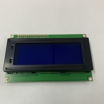 こはく色のバックライト英数字LCDは20X4点のStn Ygの特性を表示する