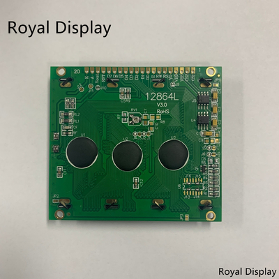 128X64dots STN Yellowgreen写実的なLCDの表示のモノクロ穂軸LCDモジュール