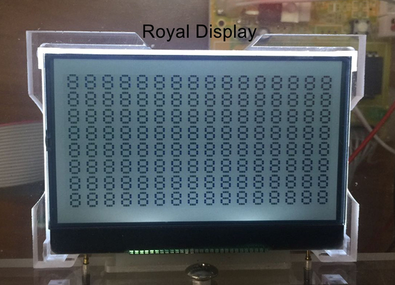 LEDのバックライトが付いている128x64点FSTNのコグLCDの表示